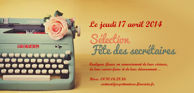 Fête des secrétaires et assistantes, jeudi 17 avril 2014